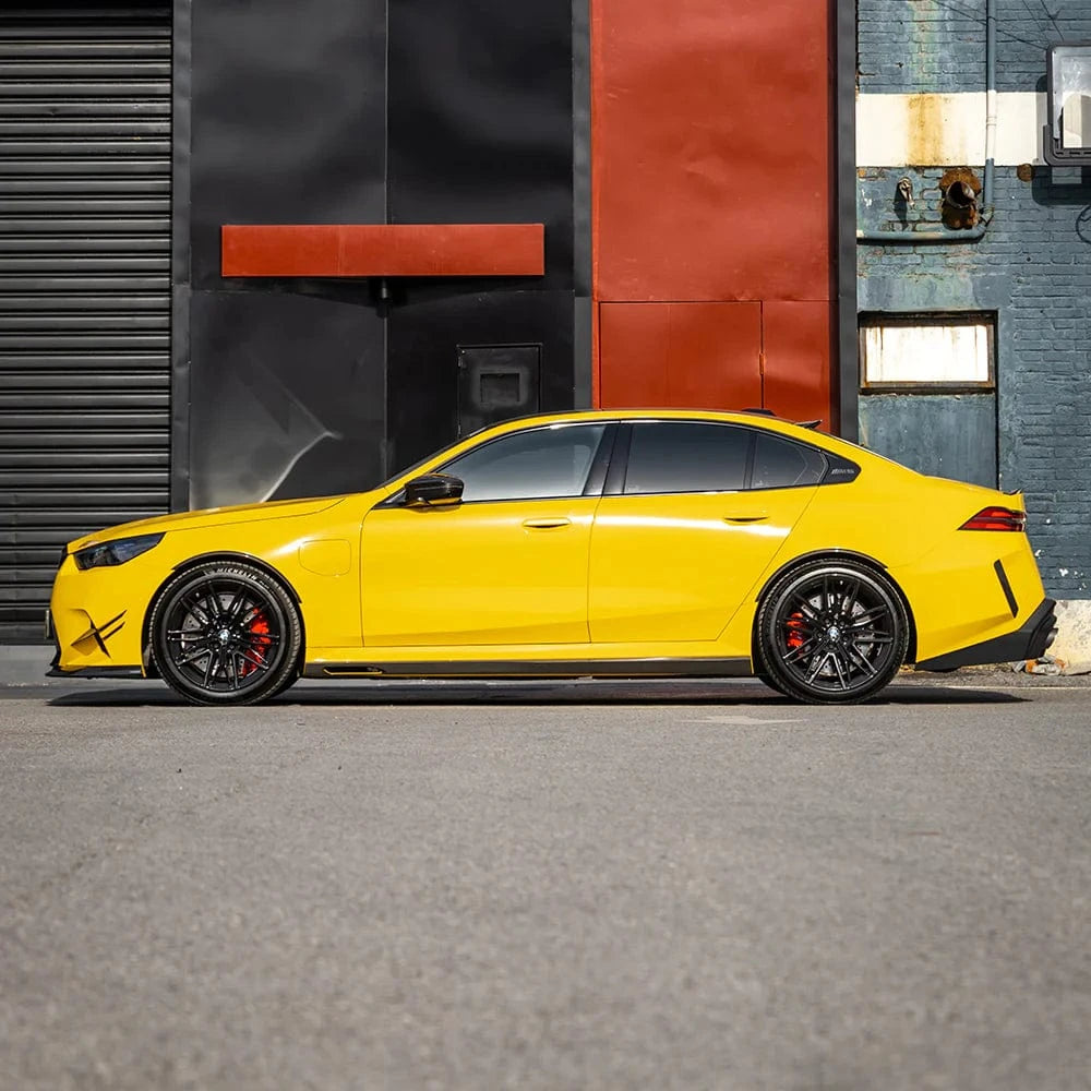 BMW M5 (G90/G99) SOOQOO Type-A Carbon Fiber Side Skirts - SOOQOO Original Side Skirts