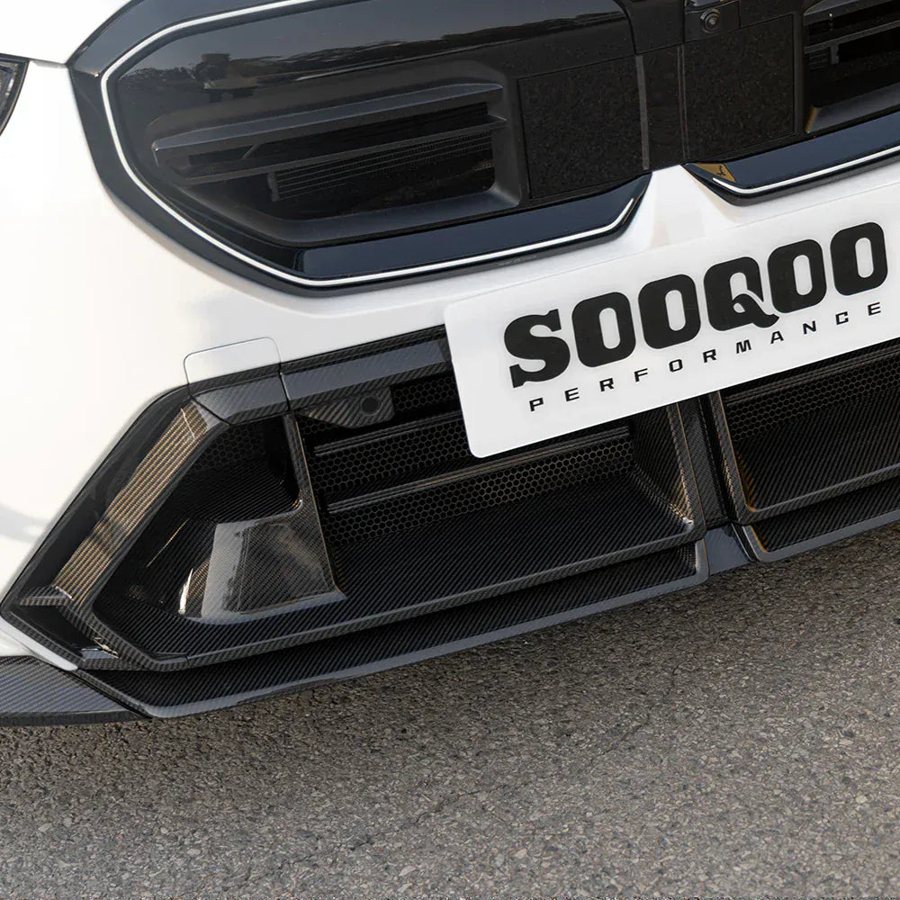 BMW M5 (G90/G99) SOOQOO V2 Carbon Fiber Front Lip Spoiler - SOOQOO Official Front Lip
