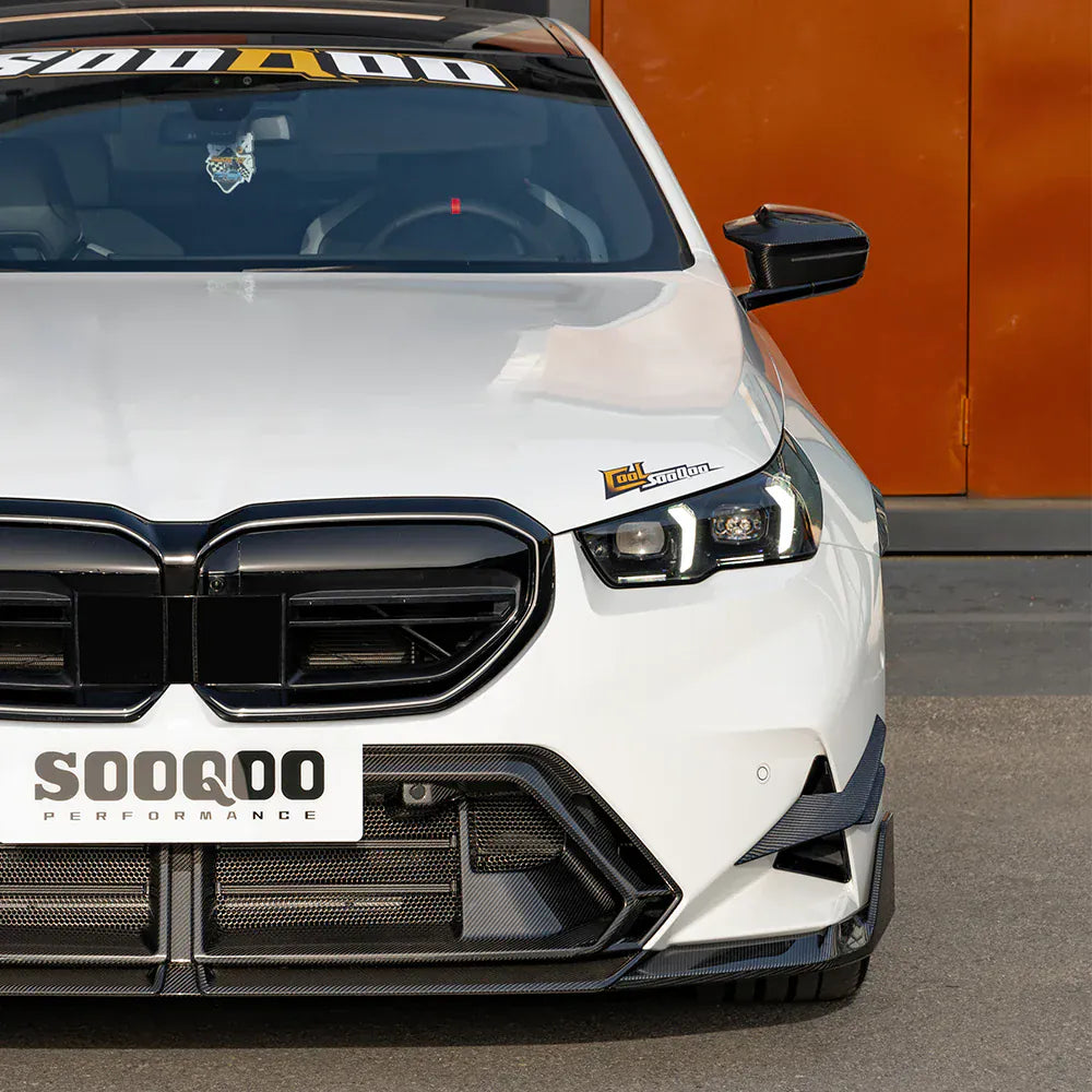 BMW M5 (G90/G99) SOOQOO V2 Carbon Fiber Front Lip Spoiler - SOOQOO Official Front Lip