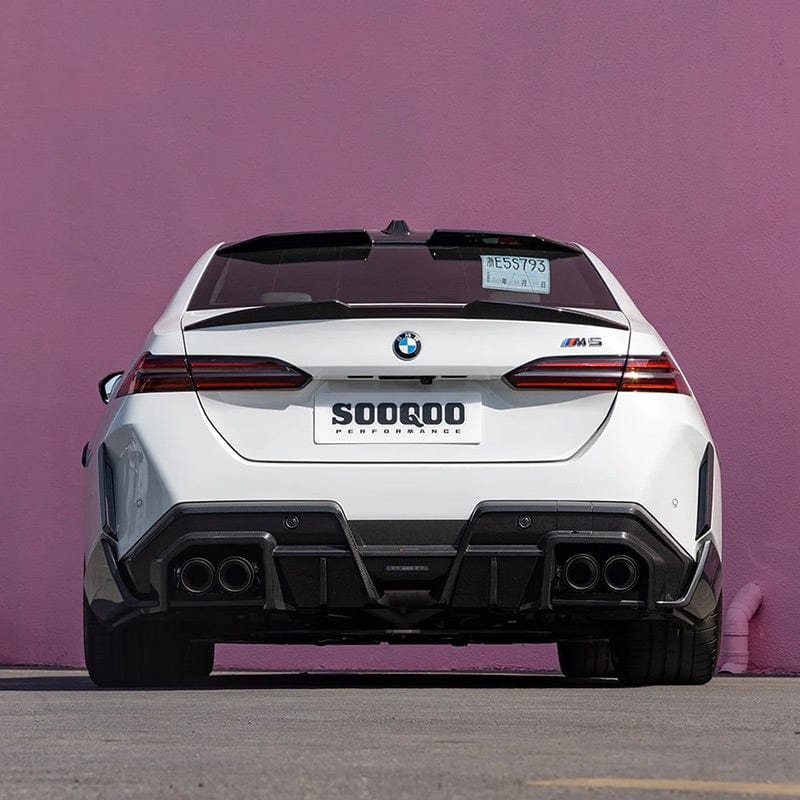 BMW M5 (G90) SOOQOO Carbon Fiber Rear Roof Spoiler - SOOQOO Original Rear Spoiler