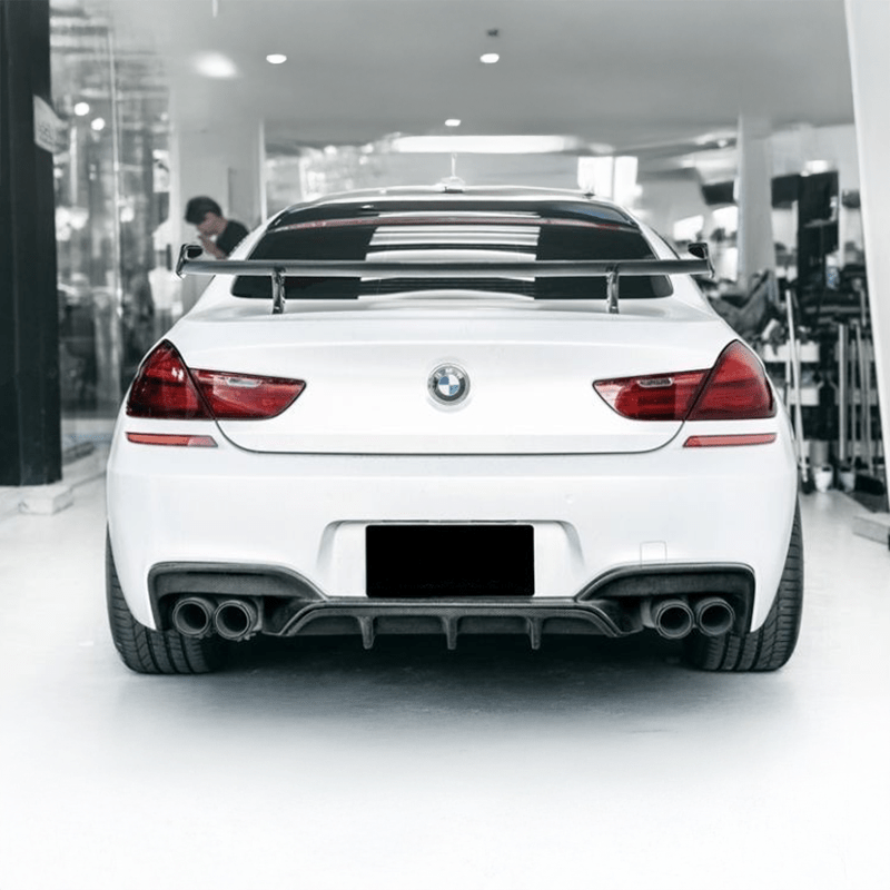 BMW M6 (F06/F12/F13) M Performance Throughflow Style Carbon Fiber Rear Trunk Spoiler - Twenty Two Tuning Rear Spoiler