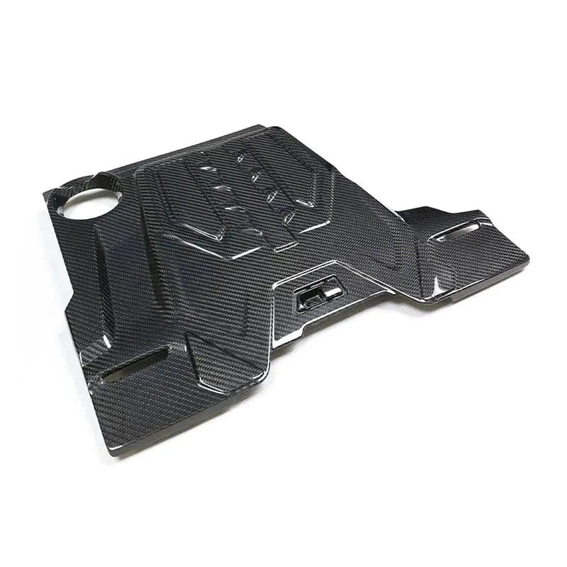 BMW M8 (F91/F92/F93) Carbon Fibre Replacement Engine Cover - Twenty Two Tuning Engine Bay