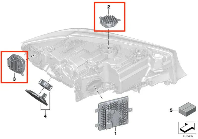 BMW M8 (F91/F92/F93) CSL Yellow DRL Headlight Module Replacements (Laser Headlight) - EXL Design DRLs
