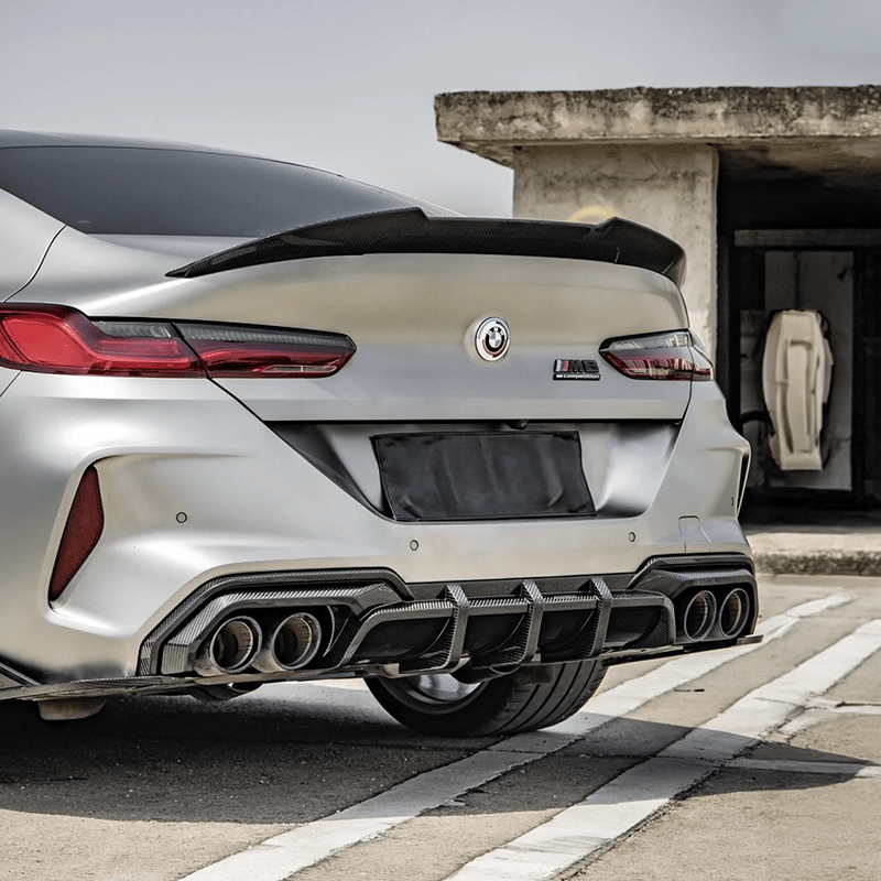 BMW M8 (F91/F92/F93) SOOQOO Carbon Fibre Rear Bumper Diffuser - SOOQOO Rear Diffuser
