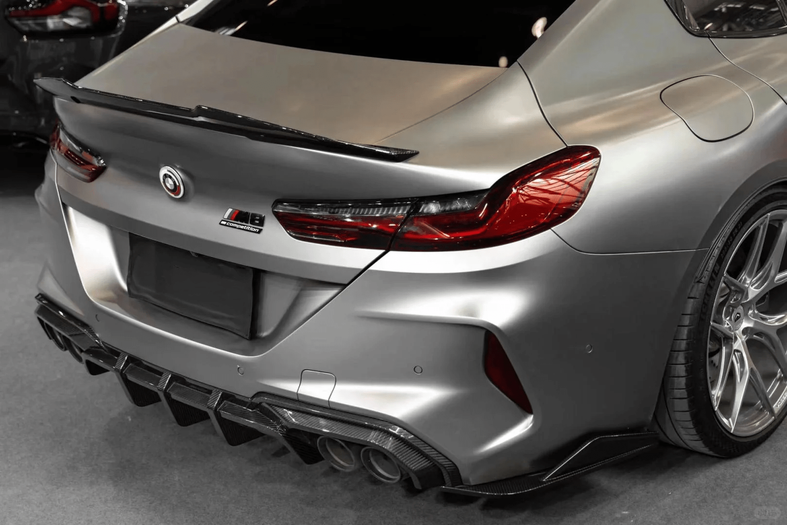 BMW M8 (F91/F92/F93) SOOQOO Carbon Fibre Rear Bumper Diffuser - SOOQOO Rear Diffuser