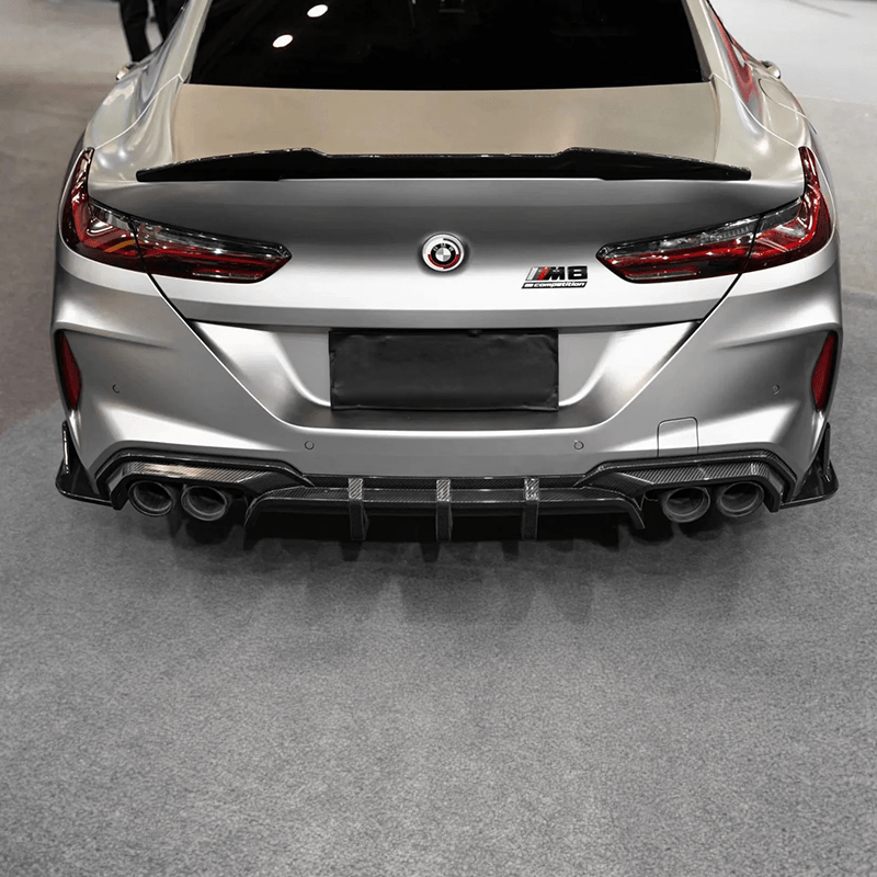 BMW M8 (F91/F92/F93) SOOQOO Carbon Fibre Rear Bumper Diffuser - SOOQOO Rear Diffuser
