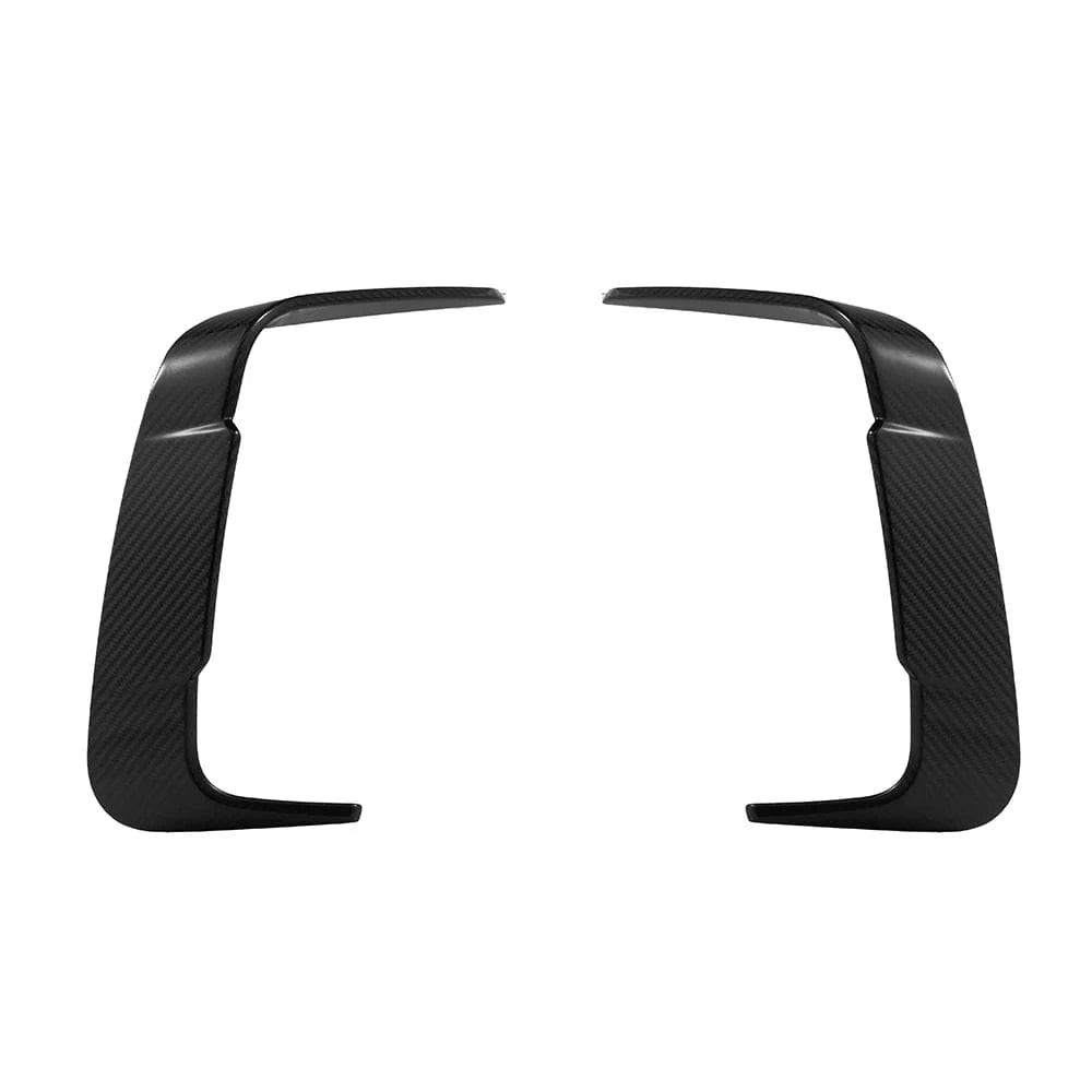 BMW M8 (F91/F92/F93) SOOQOO Carbon Fibre Rear Bumper Vent Trim - SOOQOO Official Rear Canards