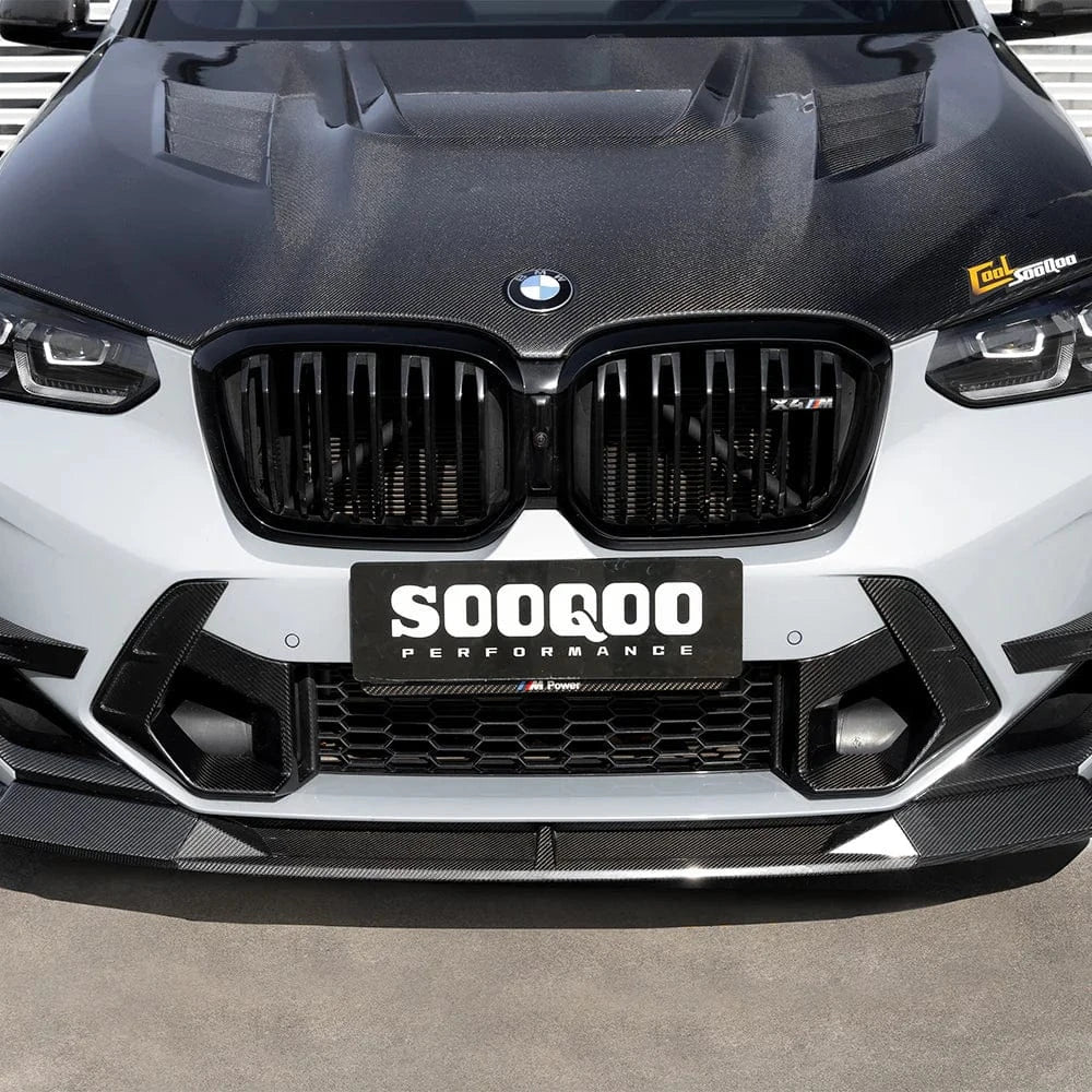 BMW X3M (F97) SOOQOO Type-B Carbon Fibre Front Lip Spoiler - SOOQOO Official Front Lip