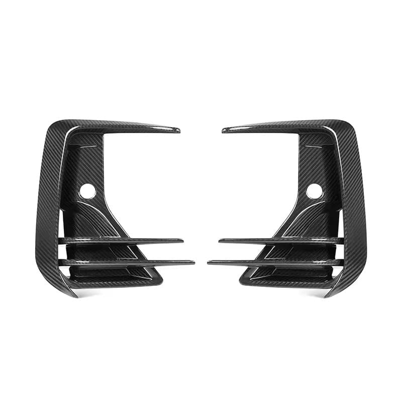 BMW X4 (G02) SOOQOO Carbon Fibre Front Canards - SOOQOO Front Canards/Bumper Inserts