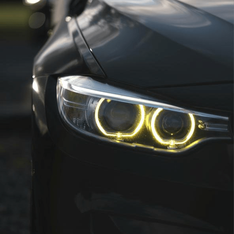 BMW X5 (F15) CSL Yellow DRL Headlight Module Replacements (Xenon Headlight) - EXL Design DRLs