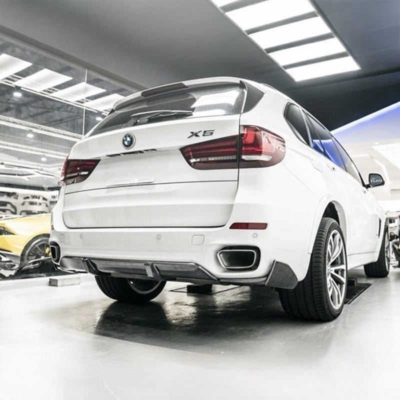 BMW X5 (F15) M Performance Style Carbon Fiber Rear Diffuser - Twenty Two Tuning Rear Diffuser