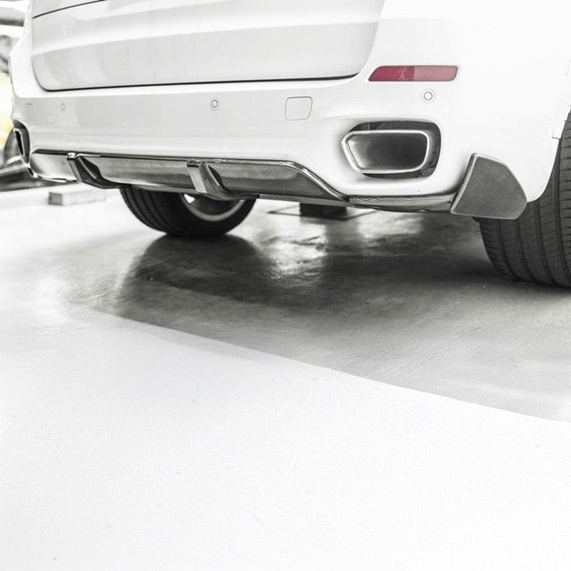 BMW X5 (F15) M Performance Style Carbon Fiber Rear Diffuser - Twenty Two Tuning Rear Diffuser