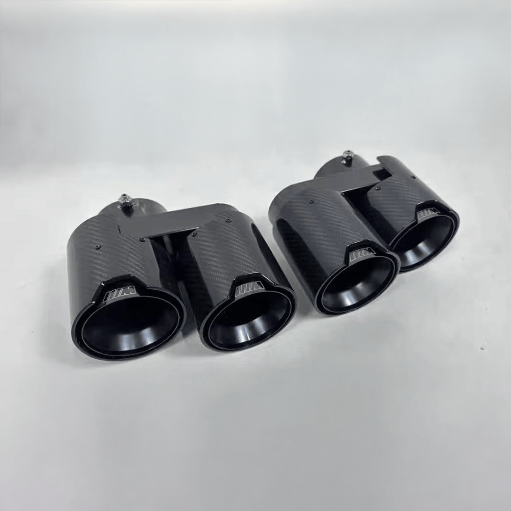 BMW X5 (G05) M Performance Style Carbon Fibre Exhaust Tips - Twenty Two Tuning Exhaust Tips