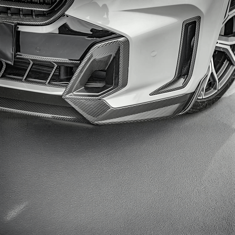 BMW X5 LCI (G05) M Performance Style Carbon Fibre Front Bumper Insert Trims - Twenty Two Tuning Front Canards/Bumper Inserts