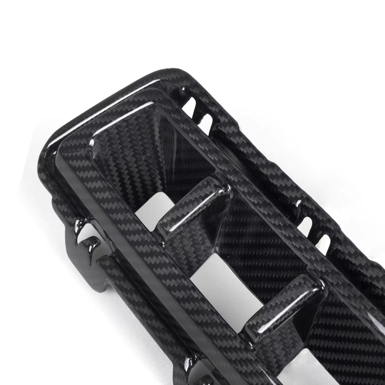 BMW X5 LCI (G05) M Performance Style Carbon Fibre Front Bumper Inserts - Twenty Two Tuning Front Canards/Bumper Inserts