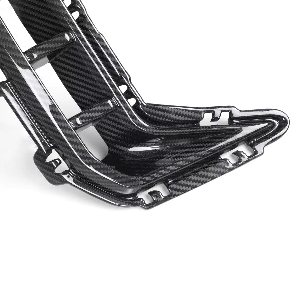 BMW X5 LCI (G05) M Performance Style Carbon Fibre Front Bumper Inserts - Twenty Two Tuning Front Canards/Bumper Inserts