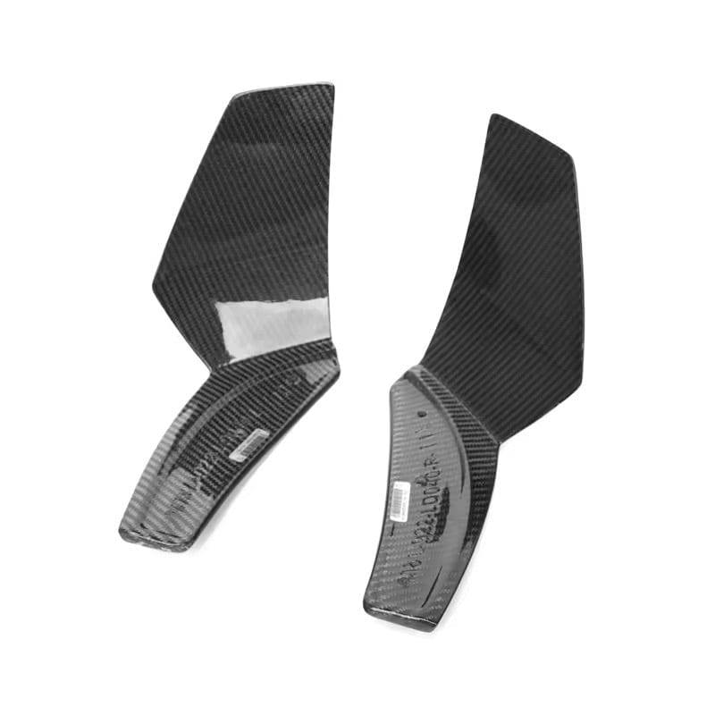 BMW X5 Pre-LCI (G05) M Performance Style Carbon Fibre Front Splitters - Twenty Two Tuning Front Canards/Bumper Inserts