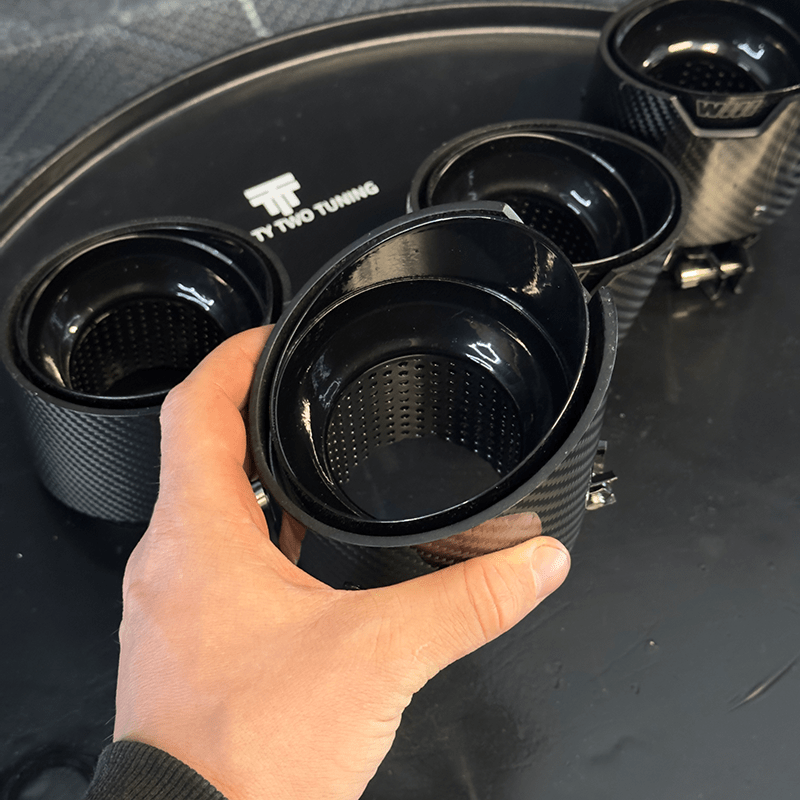 BMW X5M (F95) M Performance Style Exhaust Tips - Twenty Two Tuning Exhaust Tips