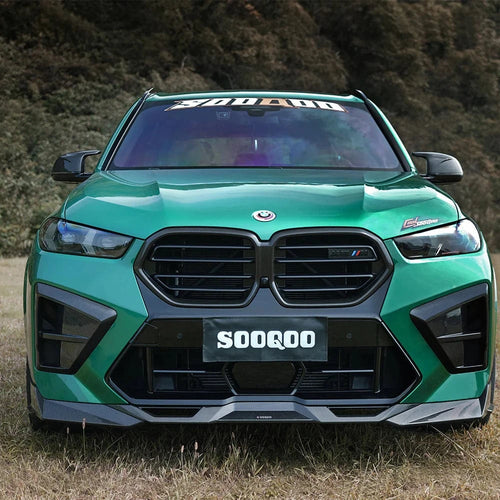 BMW X5M LCI (F95) SOOQOO Carbon Fiber Front Lip Spoiler - SOOQOO Official Front Lip
