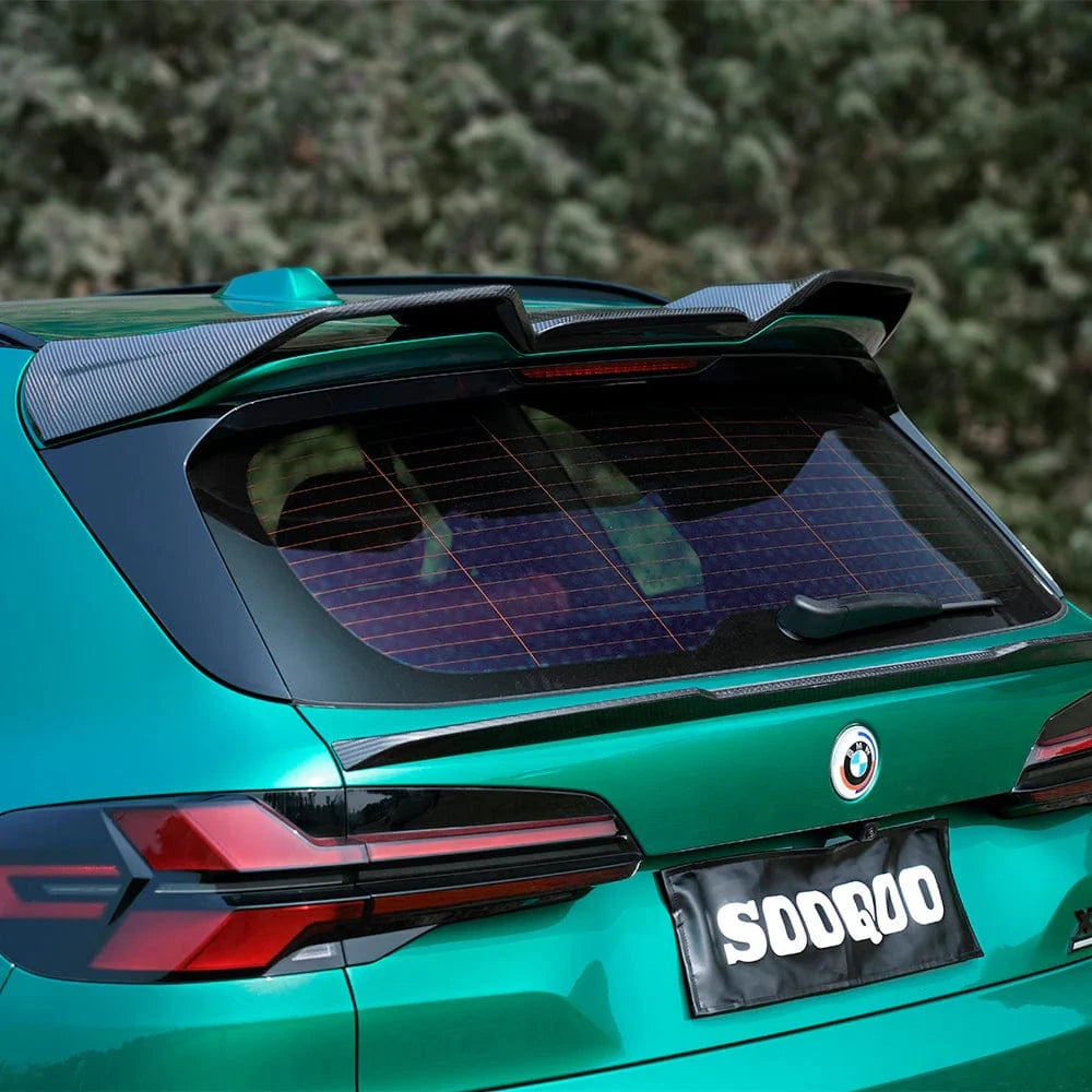 BMW X5M LCI (F95) SOOQOO Carbon Fiber Rear Upper Spoiler - SOOQOO Official Rear Spoiler