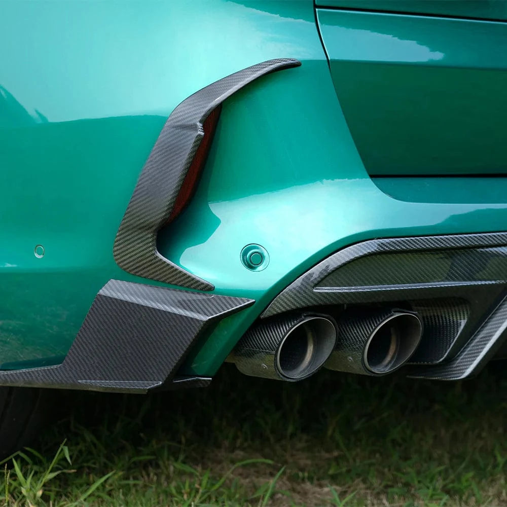 BMW X5M LCI (F95) SOOQOO Carbon Fiber Rear Vent Trim - SOOQOO Official Rear Canards