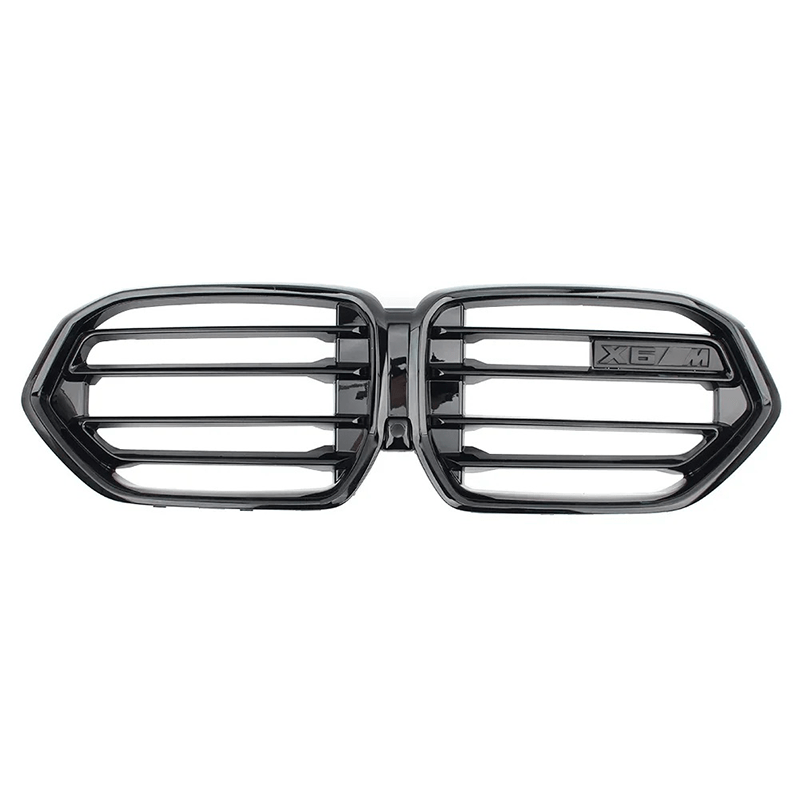 BMW X5M/X6M (F95/F96) Horizontal Slat Gloss Black Front Grille - Twenty Two Tuning Front Grille