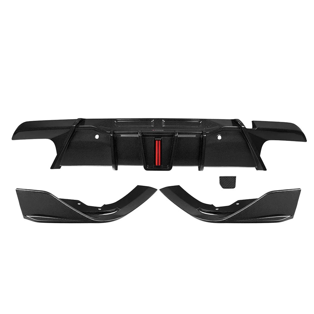BMW X6M (F96) SOOQOO Carbon Rear Diffuser & Canards - SOOQOO Official Rear Diffuser