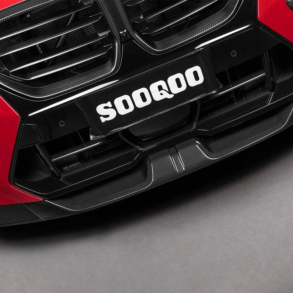 BMW X6M LCI (F96) SOOQOO Carbon Front Lip Spoiler - SOOQOO Official Front Lip