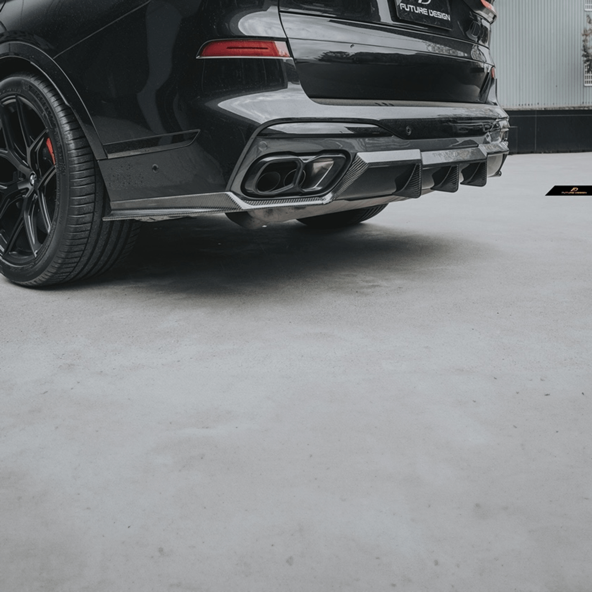 BMW X7 (G07) Future Design Carbon Fibre Rear Diffuser - Future Design Rear Diffuser