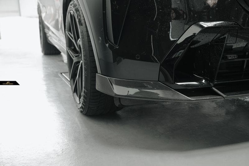 BMW X7 LCI (G07) Future Design Carbon Fibre Front Lip Spoiler - Future Design Front Lip