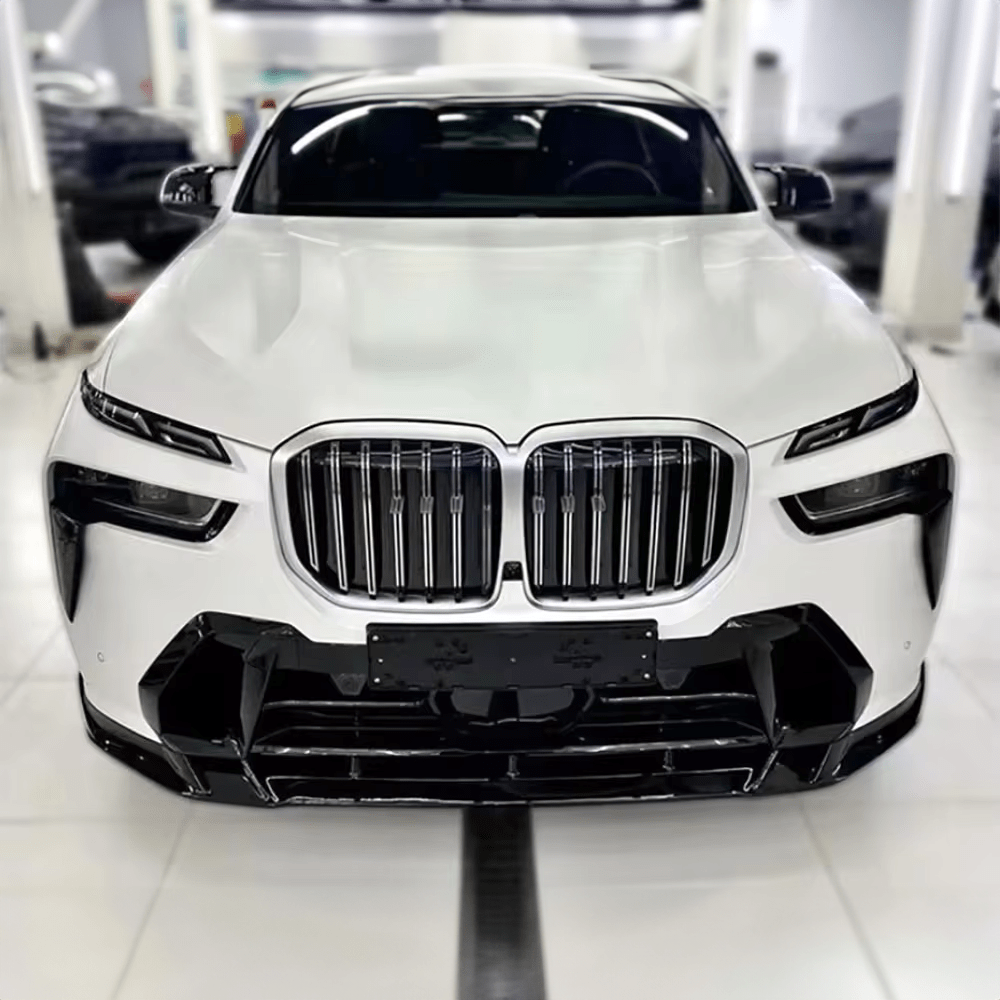BMW X7 LCI (G07) OEM+ Gloss Black Front Lip Spoiler - Twenty Two Tuning Front Lip