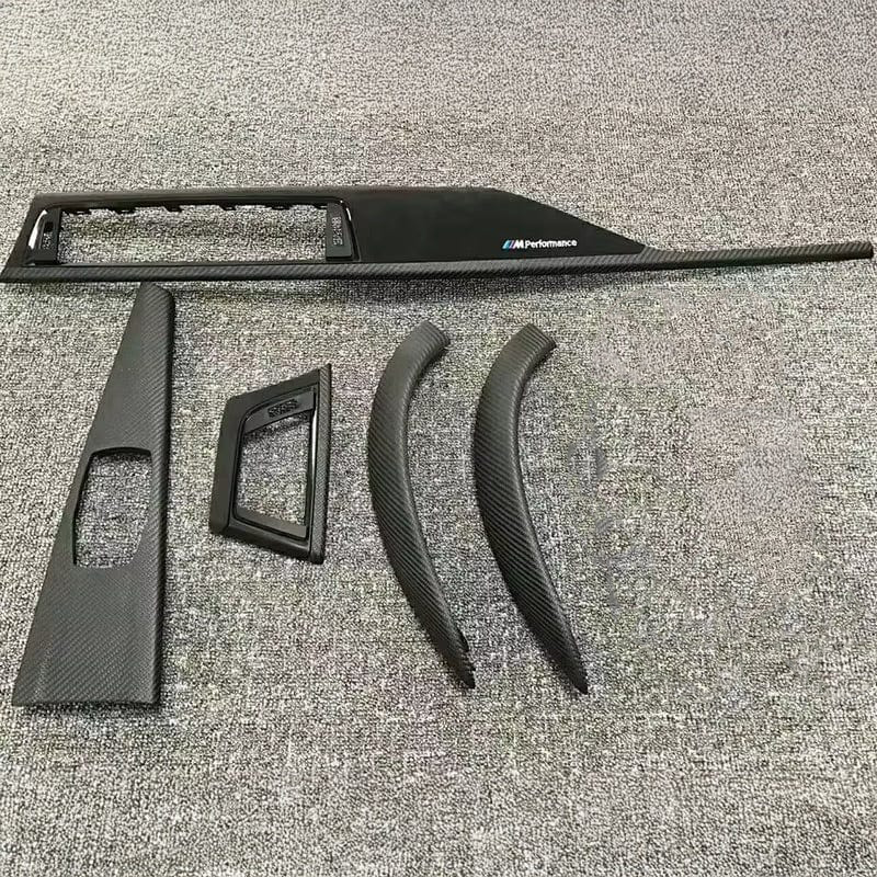 Carbon+Alcantara MP Style Interior Trims - Compatible with BMW 4 Series (F32) - Twenty Two Tuning Interior Parts & Accessories