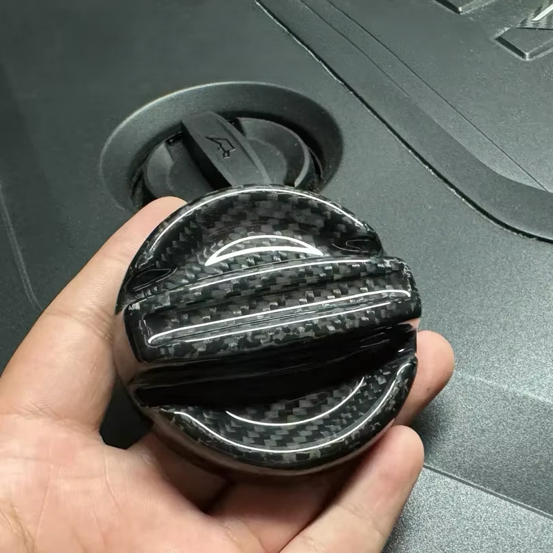 Carbon Fiber Oil Cap Cover - Compatible with BMW - Twenty Two Tuning Accessories