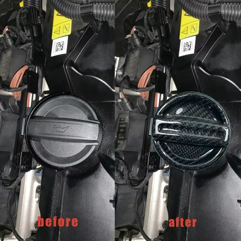 Carbon Fiber Oil Cap Cover - Compatible with BMW - Twenty Two Tuning Accessories