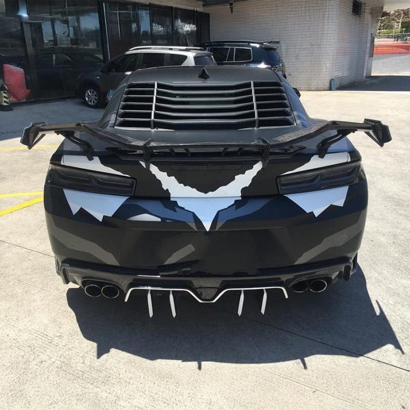 Chevrolet Camaro (6th Gen.) VULTURE Style Carbon Fibre Rear Spoiler Wing - Twenty Two Tuning Rear Spoiler