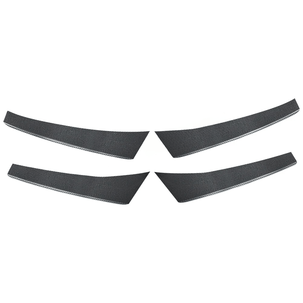 Chevrolet Corvette (C8) Carbon Fibre Front Bumper Canards - Twenty Two Tuning Front Canards/Bumper Inserts