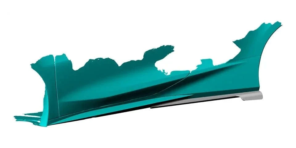 Chevrolet Corvette (C8) Carbon Fibre Side Skirts - Twenty Two Tuning Side Skirts