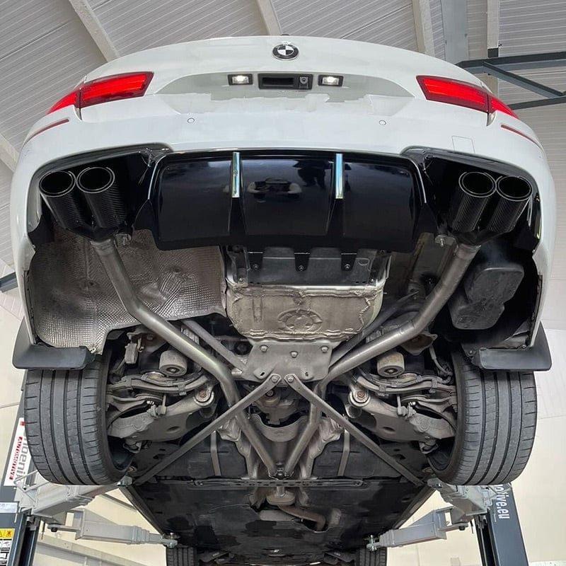 Dual TTT OEM Carbon Fibre Exhaust Tips - Compatible with BMW - Twenty Two Tuning Exhaust Tips