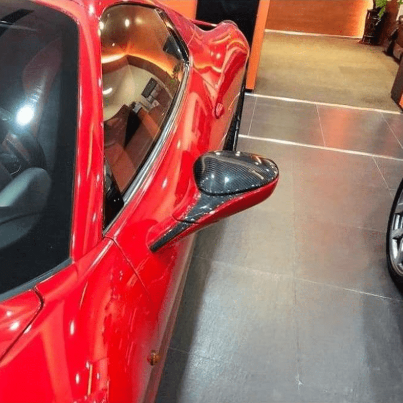 Ferrari 458 (F142) OEM+ Carbon Fiber Overlay Mirror Covers - Twenty Two Tuning Mirror Covers