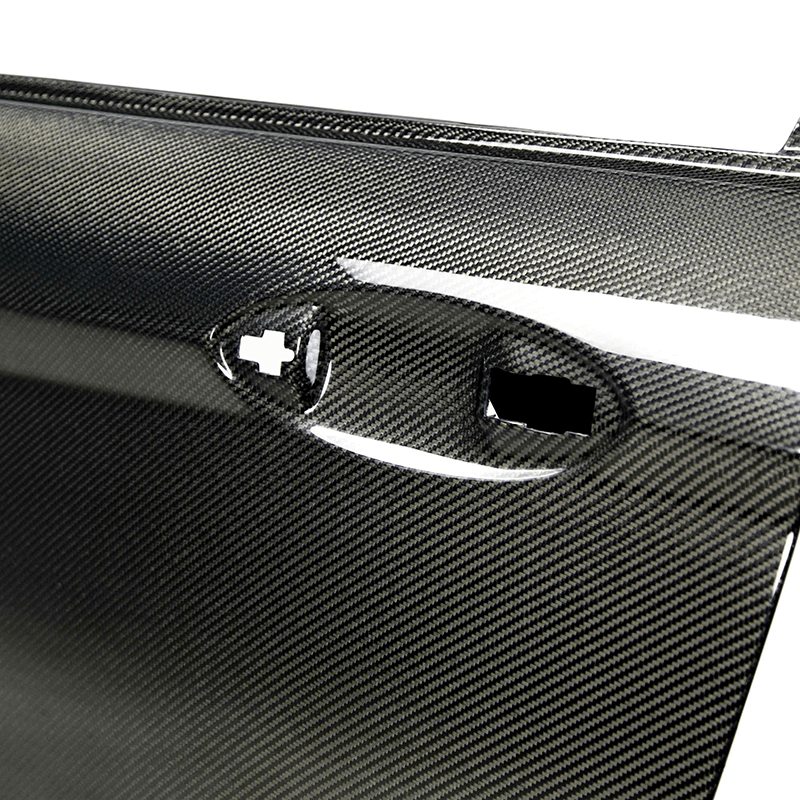 Ford Fiesta (Mk7.5) OEM+ Carbon Fiber Door Replacements - Twenty Two Tuning Door Replacements