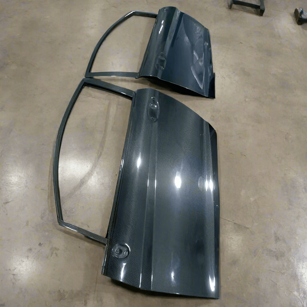 Ford Fiesta (Mk7.5) OEM+ Carbon Fiber Door Replacements - Twenty Two Tuning Door Replacements