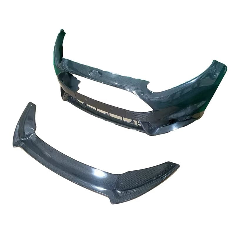 Ford Fiesta (Mk7.5) OEM+ Carbon Fiber Front Bumper Replacement - Twenty Two Tuning Front Bumper Complete