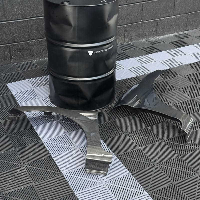 Ford Fiesta (MK7.5) OEM+ Carbon Fiber Front Fender Replacements - Twenty Two Tuning Front Fenders Complete