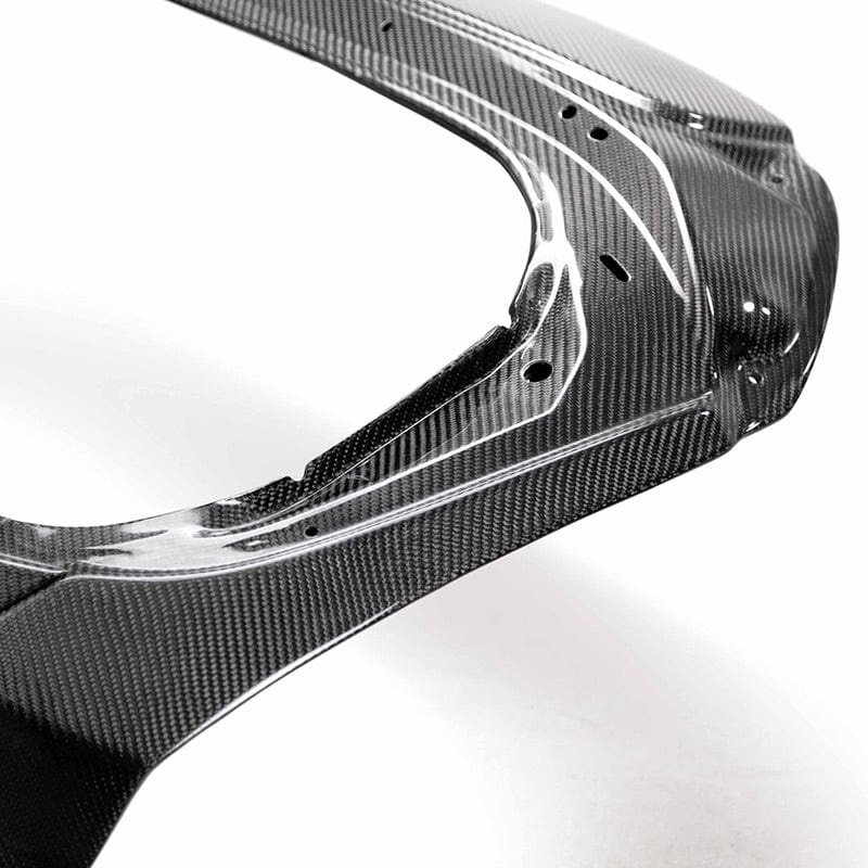 Ford Fiesta (Mk7.5) OEM+ Carbon Fiber Rear Hatch Trunk Replacement - Twenty Two Tuning Trunk/Boot Complete