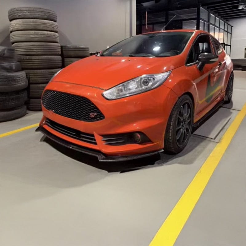 Ford Fiesta (Mk7.5) RS Style Carbon Fiber Front Lip Spoiler - Twenty Two Tuning Front Lip