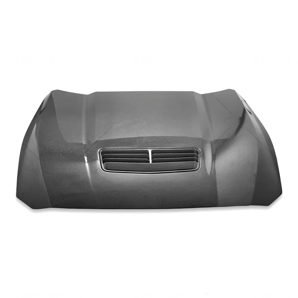 Ford Mustang (S650) OEM+ Style Carbon Fibre Hood Replacement - Twenty Two Tuning Hood/Bonnet Complete