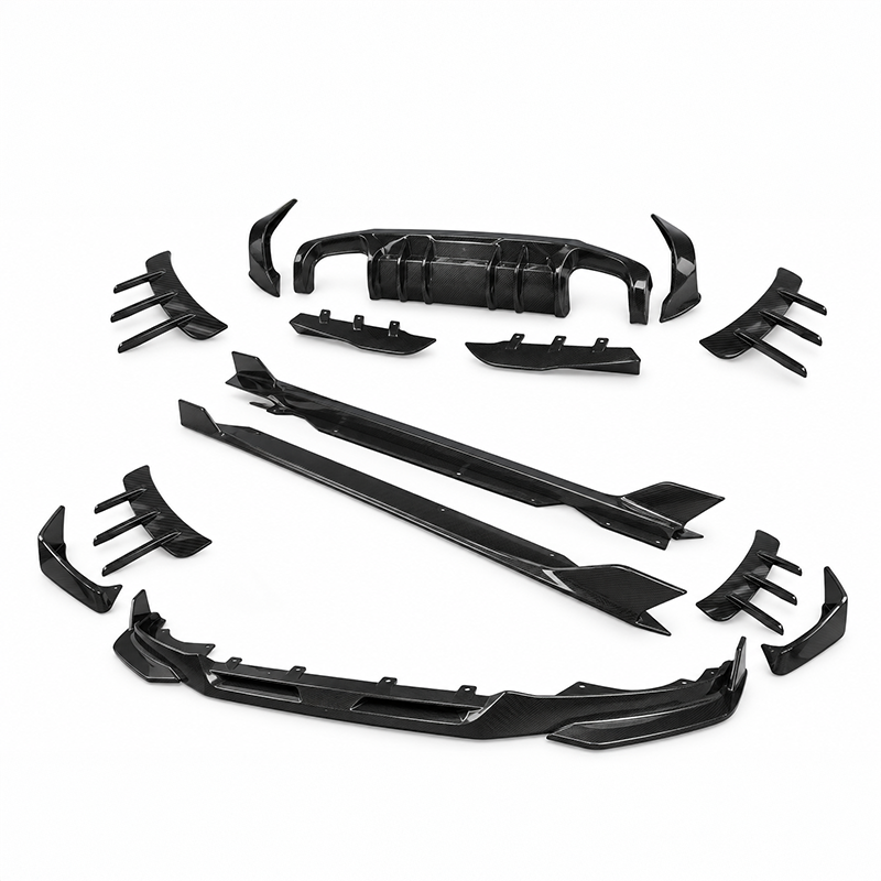 SOOQOO Carbon Fiber Full Kit Compatible with BMW 4 Series (G22/G23)