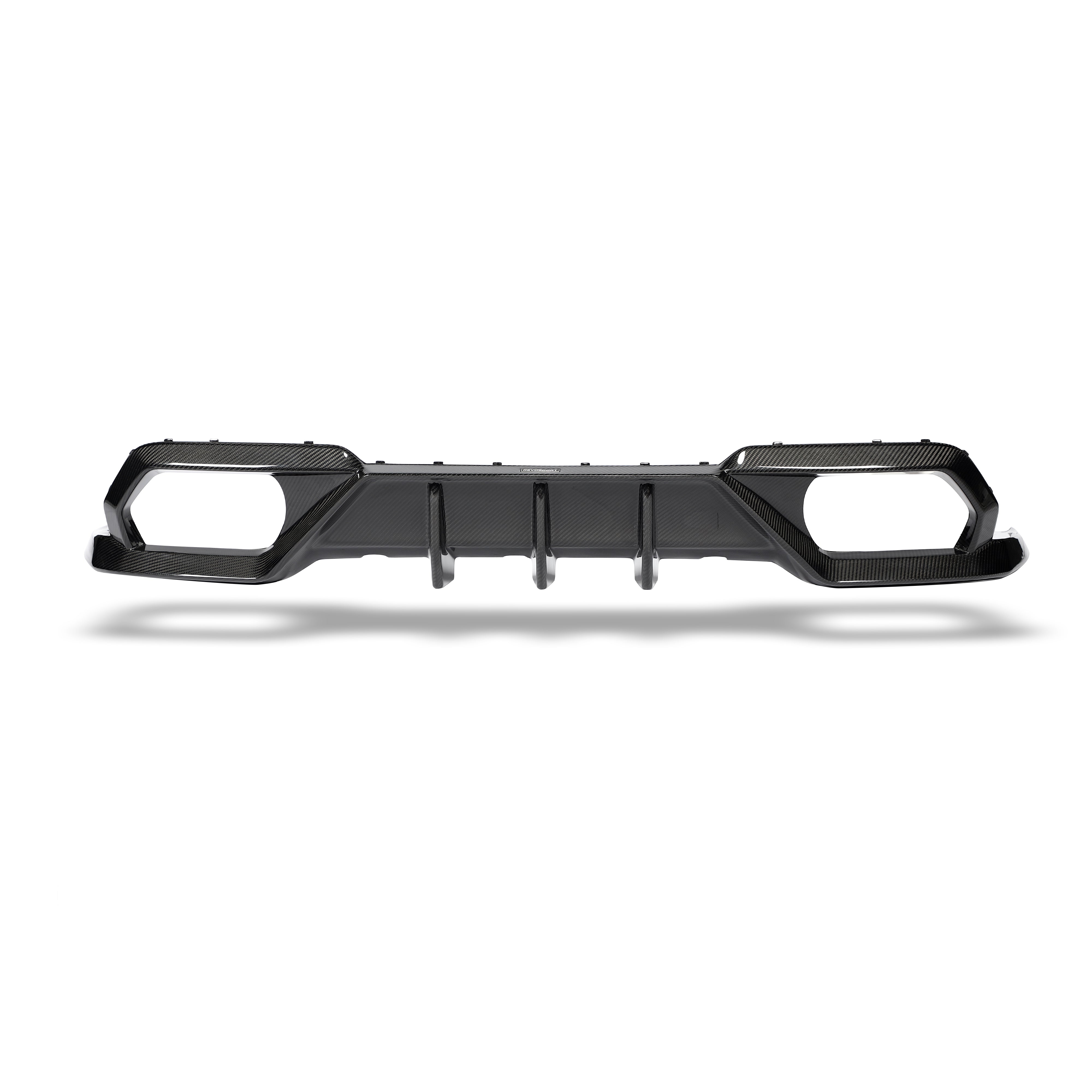 RevoZport Carbon Fiber Rear Diffuser Compatible With BMW M8 F91 F92