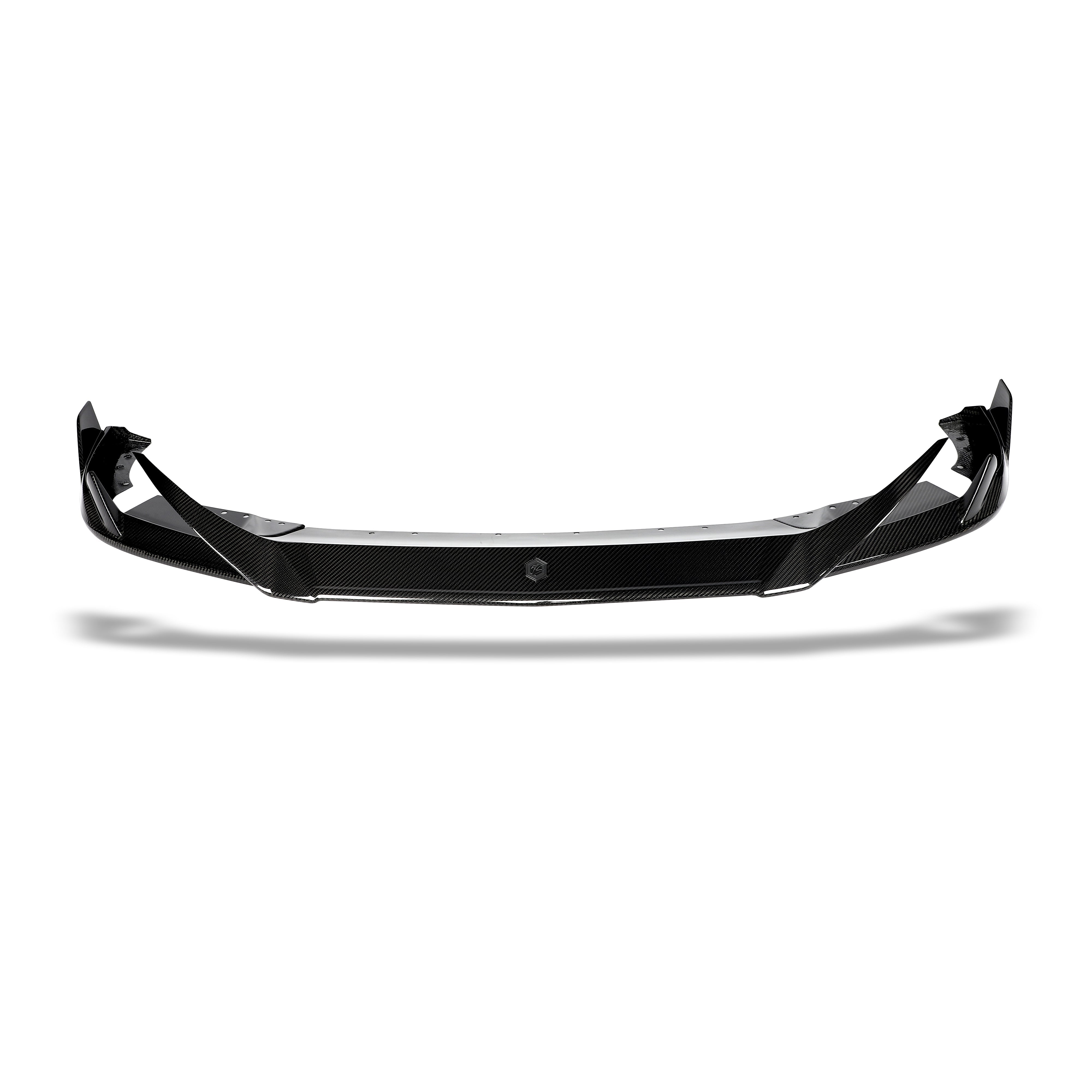 RevoZport Carbon Fiber Front Lip Compatible With BMW X5M F95 PRE LCI