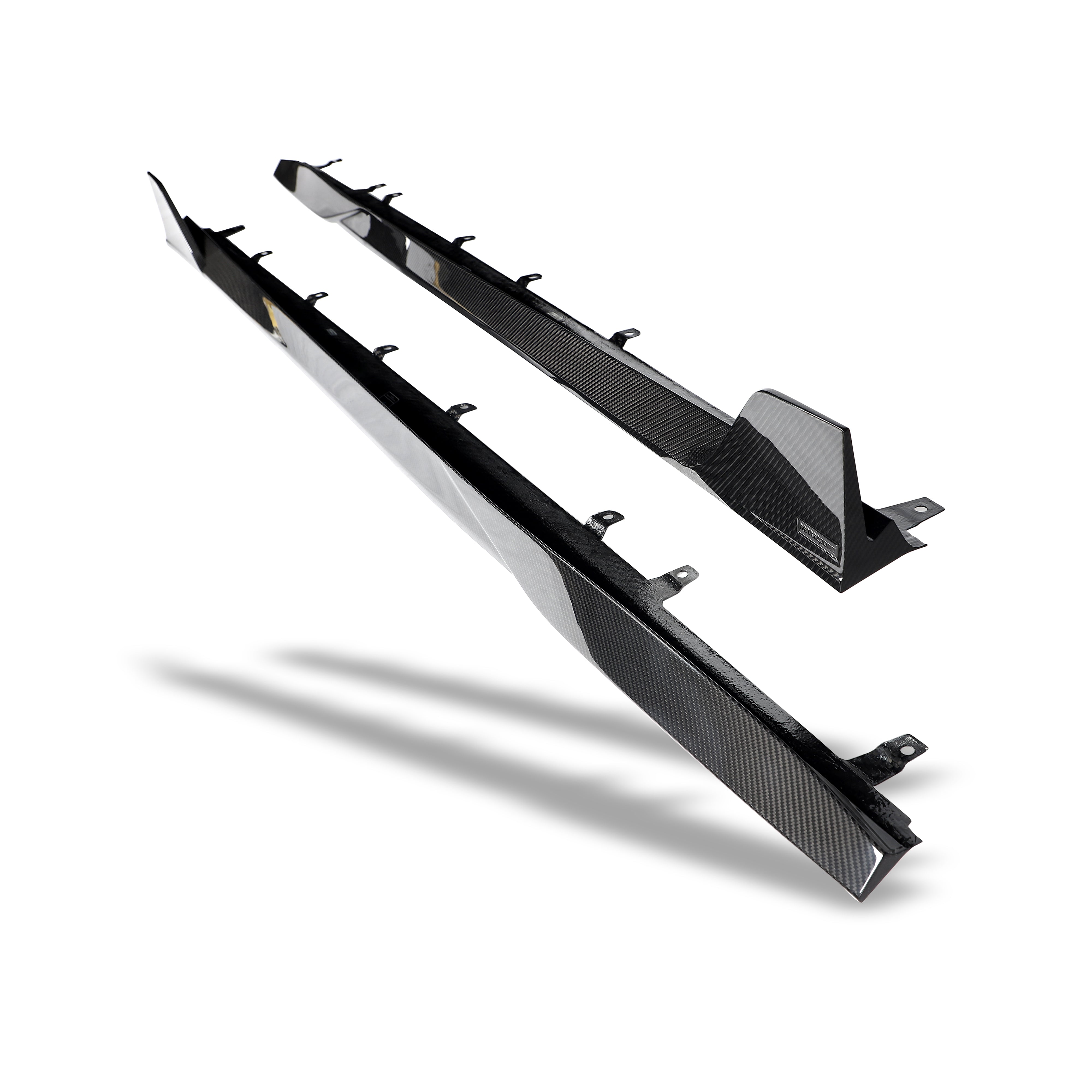 RevoZport Carbon Fiber Side Skirts Compatible With BMW M8 F93
